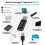 2Pcs USB-A Data Blocker Protect Against Juice Jacking Support Safe Quick Charge 3