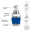 10PCS 9 Pin 3PDT Latching ON-on Guitar Effects Stomp Foot Push Button Switch 4