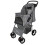 Actiaspet Grey Pet Stroller Foldable Pushchair 5