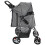 Actiaspet Grey Pet Stroller Foldable Pushchair 7