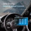 Central multimídia automotiva 1 DIN com tela sensível ao toque retrátil de 7 polegadas, Bluetooth, rádio FM e espelhamento de tela. 4