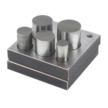Jeu de 5 disques de coupe ronds, tailles 1/2 po, 5/8 po, 3/4 po, 7/8 po et 1 po