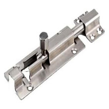 Stainless Steel Barrel Bolt Door Latch Lock, Corrosion‑Resistant Secure Slide Lock for Gates and Windows