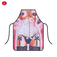 (5) Kitchen Sexy Apron Woman Funny Pinafore Cooking Baking Party Cleaning Aprons