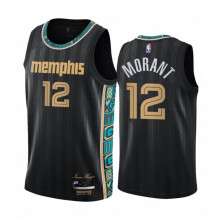 (2XL) Grizzlies Ja Morant #12 Basketball Jersey Aldult Sport Shirts