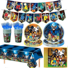 Roblox New Game 99Nights in The Forest Themed Party Supplies Scene Decoration New Arrival