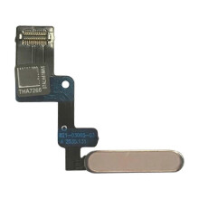 (White) Cable flexible del botón de encendido y del sensor de huellas dactilares para iPad Air 4 2020 de 10,9" (modelos A2324, A2072 y A2325)