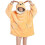(Yellow dog) Kids Oversized Hoodie Blanket - Soft Fleece Wearable Pullover 1