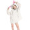 (Grey rabbit) Kids Oversized Hoodie Blanket - Soft Fleece Wearable Pullover 1