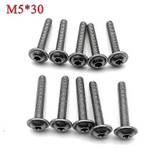 (10p M5x30) BMW Motorcycle Stainless Steel Screws Kit for R1200GS/RT, K1200/1300S/LT Models