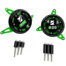 (Green) Protezioni motore Z800 per Kawasaki Z800 2013-2020, protezioni anticaduta.
