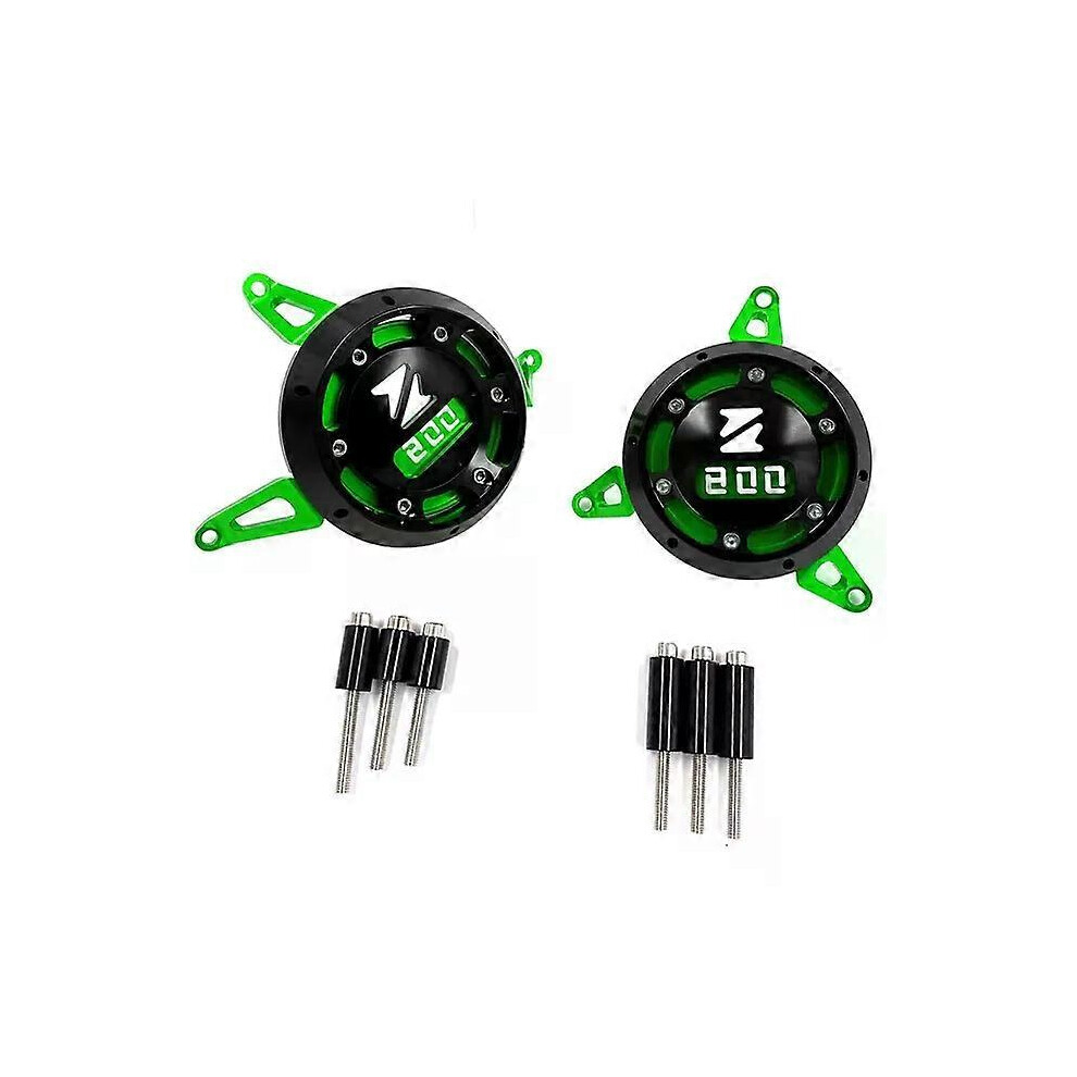 (Green) Z800 Engine Guard Covers For 2013-2020 Kawasaki Z800, Crash Slider Protector Green 5996097121689