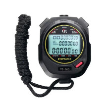 (Black, ys-860) Neue Stoppuhr 2025: 3x-100m Speicher