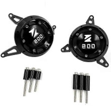 (Black) Protezioni motore Z800 per Kawasaki Z800 2013-2020, protezioni anticaduta.