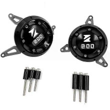 (Titanium) Protezioni motore Z800 per Kawasaki Z800 2013-2020, protezioni anticaduta.