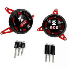(Red) Protezioni motore Z800 per Kawasaki Z800 2013-2020, protezioni anticaduta.