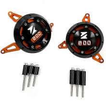 (Orange) Protezioni motore Z800 per Kawasaki Z800 2013-2020, protezioni anticaduta.