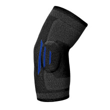 (Black, M) Soporte para el codo para levantamiento de pesas, golf y tenis - Brazalete transpirable