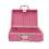 (Light Pink, L) Vintage Rattan Makeup Organizer Box 1