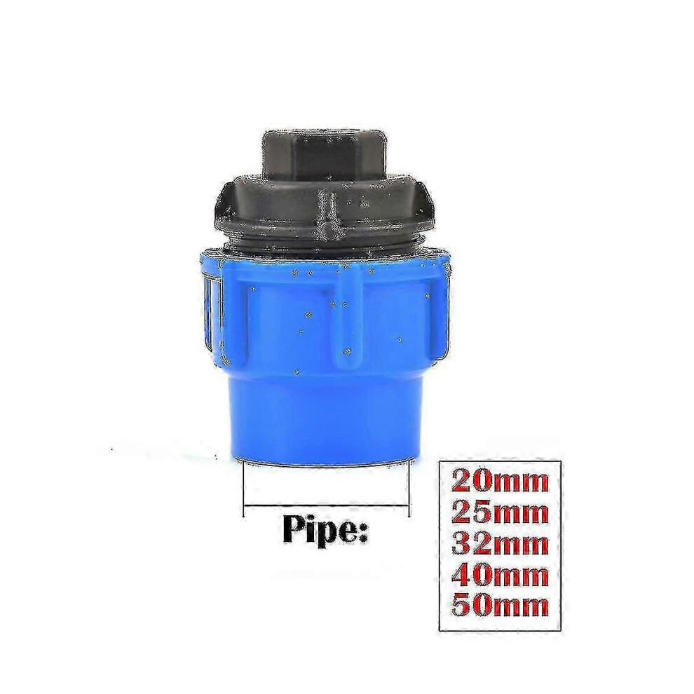 (End Connector, 32Mm) 20-50Mm Pvc/Pe Water Splitter Valve For Garden Irrigation 4521832411186