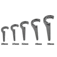 (Wrench, 20mm) Válvula divisora de agua de PVC/PE de 20-50 mm para riego de jardines.