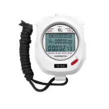 (White, ys-830) Neue Stoppuhr 2025: 3x-100m Speicher