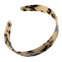 (light tortoise shell) Elegante fascia per capelli in acetato: perfetta per cosplay e abbinamenti con l'outfit.