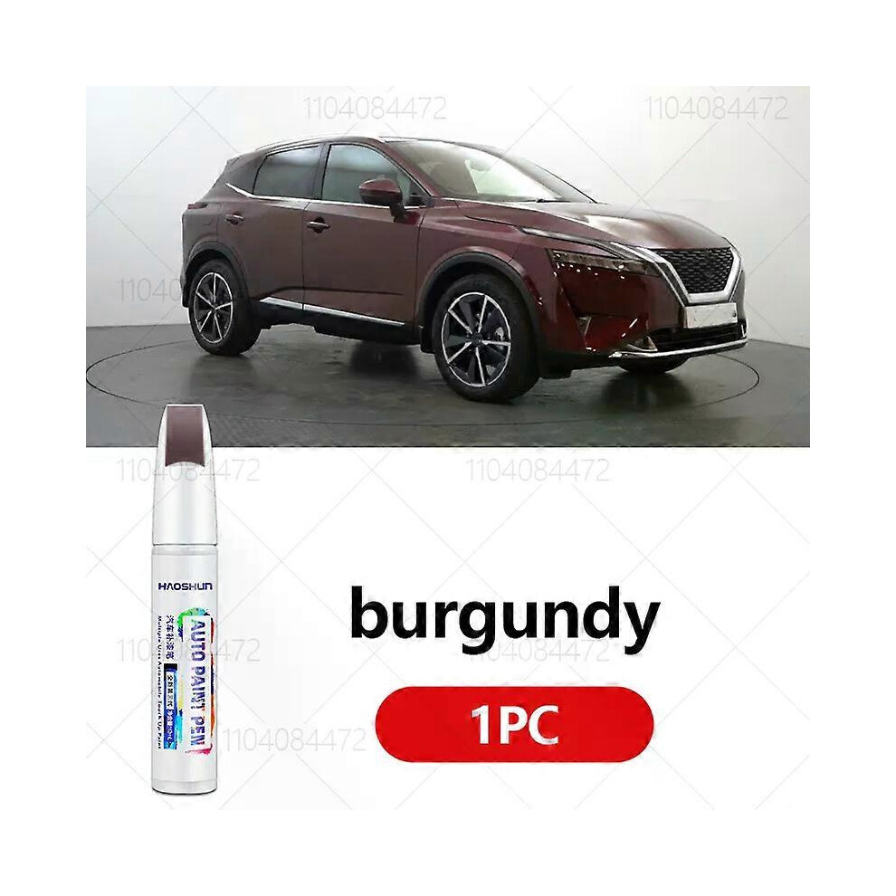 () Nissan Qashqai 2006-2025 Touch Up Paint Pen - Orange, Red Burgundy/Black/White 5996097124482