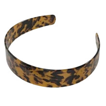 (dark tortoise shell) Elegante fascia per capelli in acetato: perfetta per cosplay e abbinamenti con l'outfit.