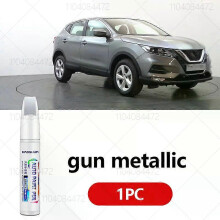(gun metallic) Nissan Qashqai 2006-2025 Touch Up Paint Pen - Black, White, Orange, Red