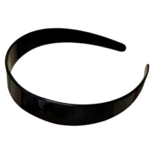 (Black) Elegante fascia per capelli in acetato: perfetta per cosplay e abbinamenti con l'outfit.