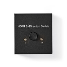 HDMI switch | 3-Port port(s) | 1x HDMI Input / 2x HDMI -indgang | 1x HDMI Output / 2x HDMI Output | 4K@60Hz | 6 Gbps | Metal | Antracit