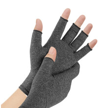 Compression Gloves: Open fingertip arthritis gloves; Fingerless Gloves Men and Women