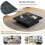 Modern square coffee table with marble look 3
