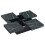 Modern square coffee table with marble look 12