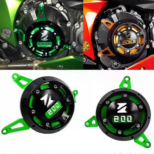 (Green) Z800 Engine Guard Covers for 2013-2020 Kawasaki Z800, Crash Slider Protector 2