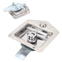 Stainless Steel Car & Cabinet Lock T-Shaped Flush Mount Handle with 2 Keys