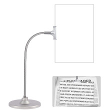 Magnifying Glass with Stand 10'x6' Large Page Magnifier 4X Clear Viewing Flexible Gooseneck for Reading Seniors