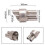 (Single hole silencer) 54.5mm Universal Motorcycle Exhaust Silencer DB Killer - Noise Reducer 2