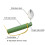Adaptive Eating Spoon with Adjustable Angle and Secure Silicone Strap for Parkinson's Elderly Adults 2