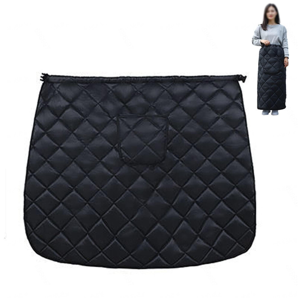Wheelchair Leg Blanket with Zipper, Super Warm Lap Cover for Elderly, Soft Cozy Knee Warmer Gift