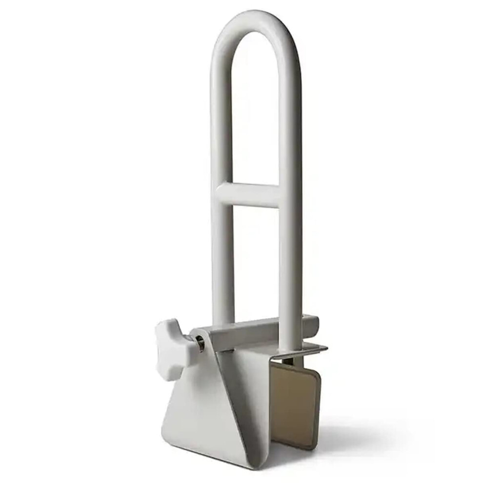 Bathtub Safety Grab Bar with Ergonomic UShaped Grip, Durable Stainless Steel Bath Handrail for Secure Support