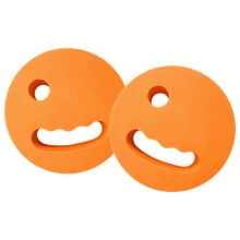 Swimming Hand Paddles Round Foams Resistance Discs For-Orange