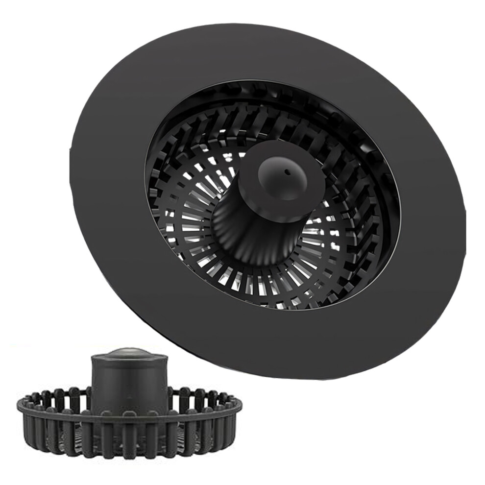Sink Drain Strainer Basket Drain Plug Push Type Bounce-Black 1 7754002200700