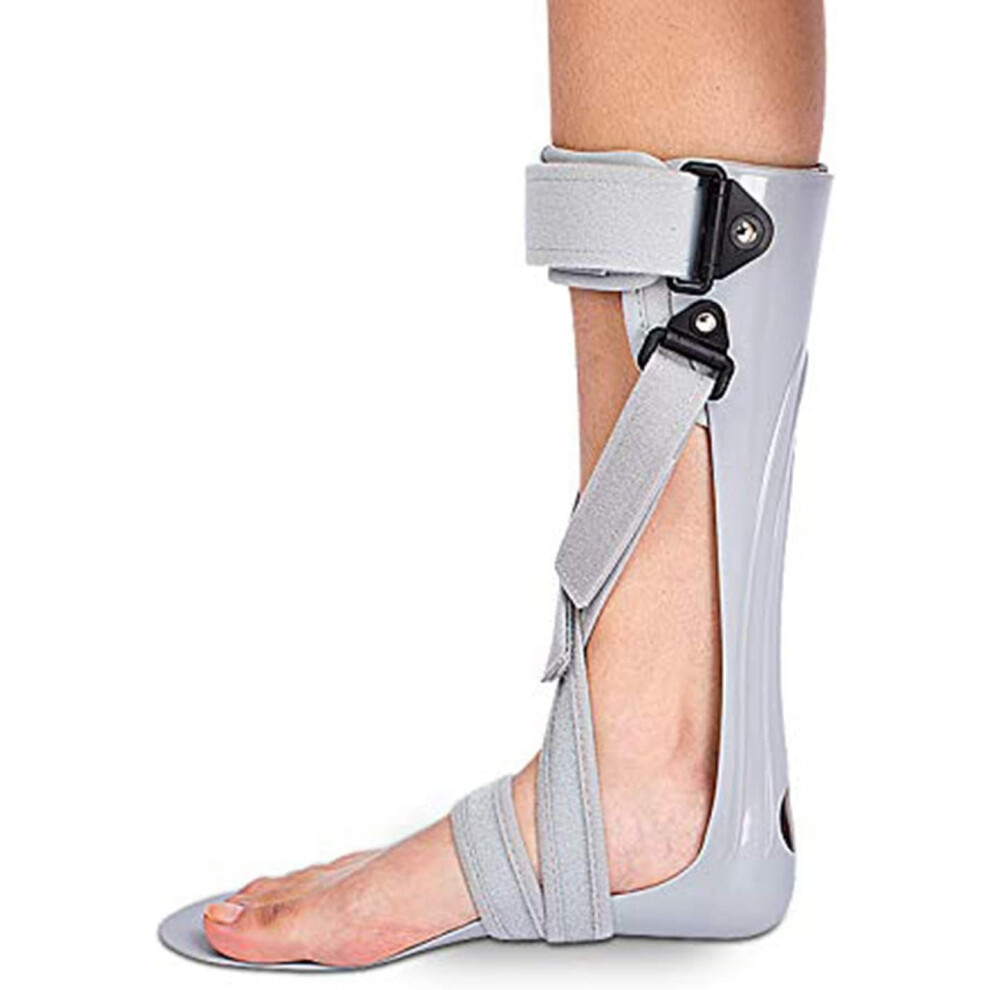 Foot Drop Brace AFO with Dynamic Support for Walking or Sleeping, Adjustable Left Dorsal Night Splint