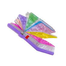 Cute PVC Hairclip Ice Skate Book Badminton Shape Hair Pin-B