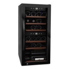 Free-standing wine fridge - WineExpert 24 Fullglass Black