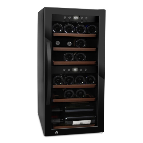 Free-standing wine fridge - WineExpert 24 Fullglass Black