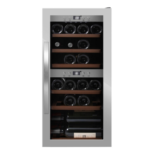 Free standing wine fridge WineExpert 24 Stainless