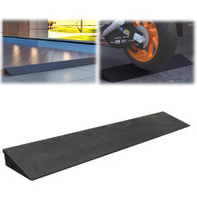 Rubber Threshold Ramp 0.42.4 Inch Rise Non Slip Indoor Outdoor Wheelchair Door Ramp Durable Rubber 50x6x1cm